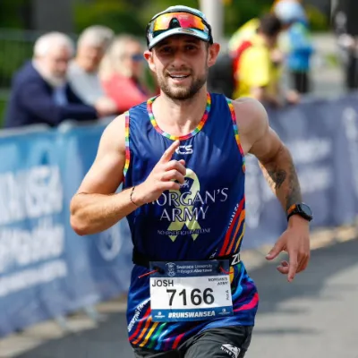 runner at the Gorsinon 10k